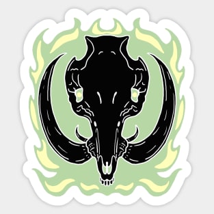 Phantasmal Boar Skull Sticker